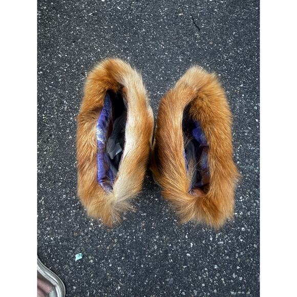 Tecnica Vintage Goat Hair Suede Fur Apres Ski Boots Italy Slight Wear on Toes - Picture 6 of 10